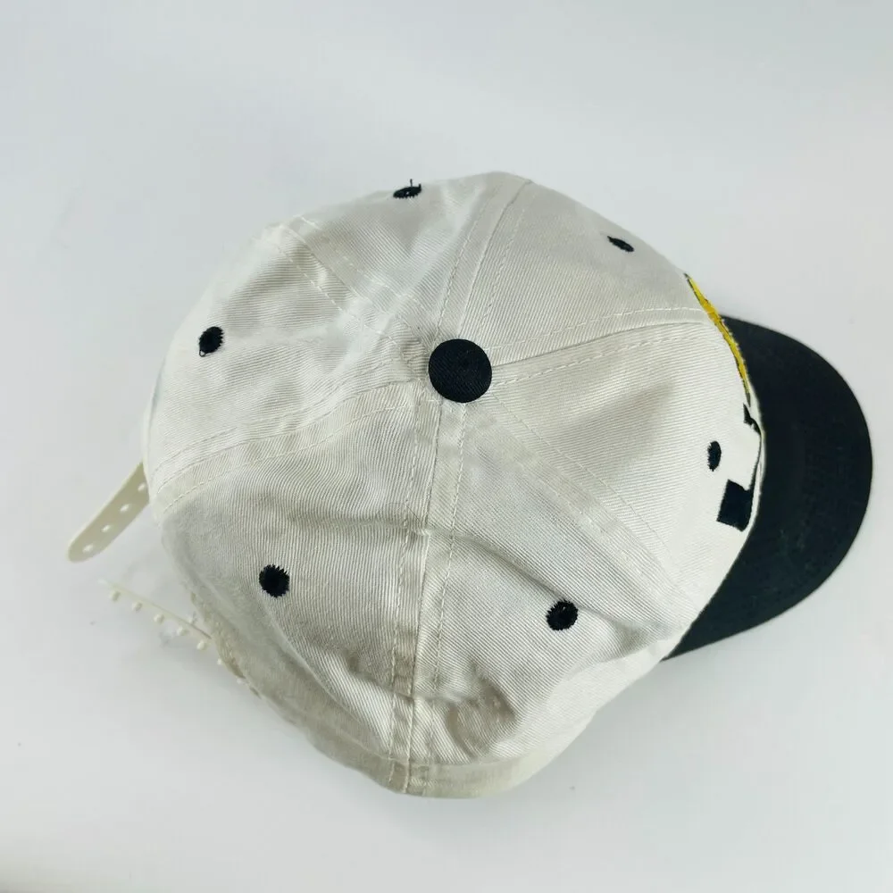 VINTAGE Iowa Hawkeyes Hat Cap Black Gold Yellow Youngan Snapback NCAA Big Ten
